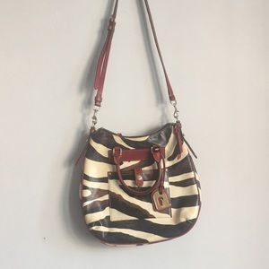 Dooney & Bourke Zebra Print Crossbody bag